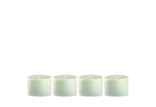 blomus Duftkerze Nachfüllkerzen Set -FRAGA- Ersatzkerzen, Duftkerzen aus Sojawachs (4-tlg), lange Brenndauer, zeitloses Design, angenehme Düfte