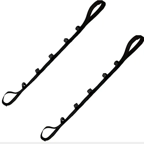 ANCLLO Fahrzeug Angelrutenhalter Angelrutenhalter Angelrutenhalter, Auto Angelrutenhalter Riemen mit Metallschnalle, einstellbar für LKW SUV Wagons Vans Griff Sitz Stil