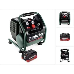 Metabo Power 160-5 18 LTX BL OF Akku Kompressor - Akku Kompressor mit 18 V Antrieb, 8,0 bar Druck und 10,0 Ah Akku für maximale Flexibilität und Mobilität auf der Baustelle.