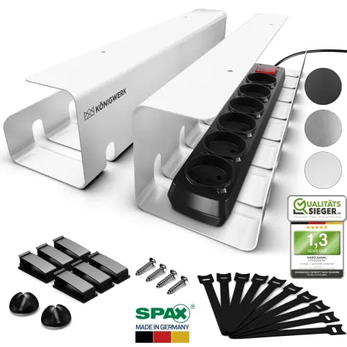 Königwerk Kabelkanal Schreibtisch fürs Kabel Management von Königwerk