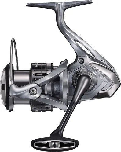 SHIMANO Nasci FC, 2000 S HG FC, Beidhändig, Spinning Angelrolle, Frontbremse, NASC2000SHGFC