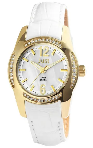 Just Watch Quarzuhr Gill - Elegante Damenuhr mit Echtlederband - Armbanduhren mit hochwertigem Miyota Uhrwerk, 3 ATM wasserdicht und stilvolles Echtlederband für Komfort und Eleganz.