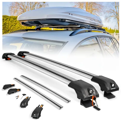 Dachgepäckträger für Audi A4 Kombi (B8 | 8K) Allroad 2009-2016 Silber Lackiert