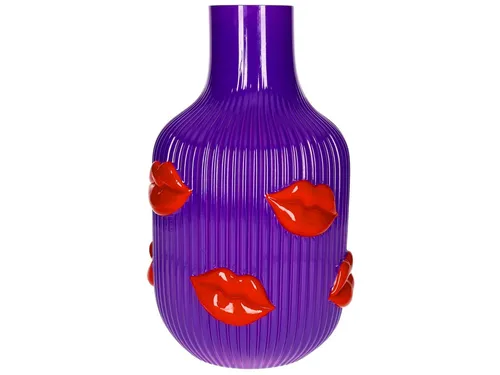 Giftcompany Dekovase L'amour Vase Lippen lila 30cm (Vasen)