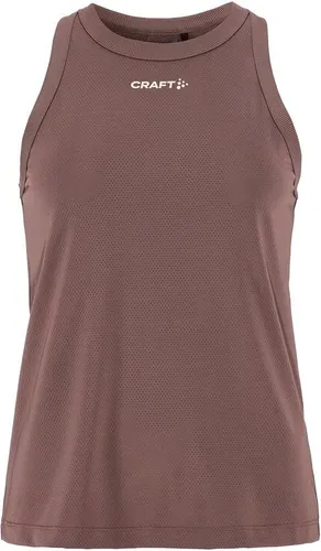 Craft Damen Essence Mesh Top (Größe S, braun) - Leichtes und atmungsaktives Mesh-Oberteil für Damen, ideal für Training und Freizeit. Das elastische Material sorgt für optimalen Tragekomfort.
