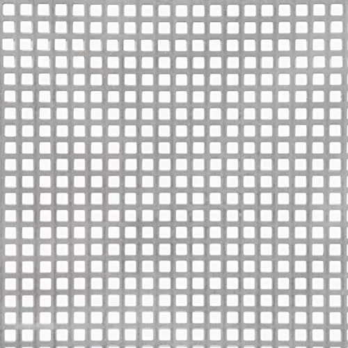 Alberts 462895 Lochblech | quadratische Lochung aus Stahl 500 x 1000 mm - Dämmstoffe - Hochwertiges Lochblech aus Stahl mit quadratischen Löchern, ideal für präzise Anwendungen und kreative Projekte.