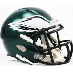 NFL Riddell Football Speed Mini Helm Philadelphia Eagles - Fanartikel für NFL-Fans, detailgetreue Miniatur des Philadelphia Eagles Helms, ideal für Sammler und als Geschenk.