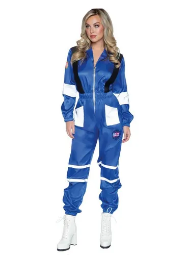 Leg Avenue Space Explorer Kostüm blue S/M - Erotische Kostüme für Damen, bequem und schmeichelhaft für Halloween-Partys oder Weltraumabenteuer.