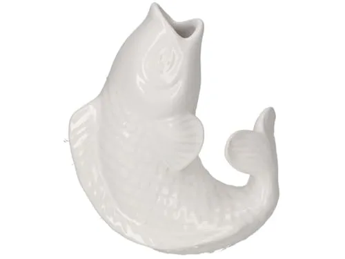 Giftcompany Mamsell Koi Fisch Vase XS weiß 15,5cm von GIFTCOMPANY