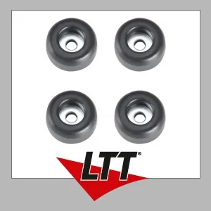 Adam Hall Hardware 4900 M 4 AH 4er Set Gummifuß 25 x 11 mm im Beutel