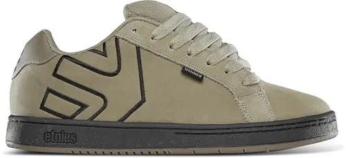 Etnies Fader Tan/Black Größe EU 46 - Slipper & Loafer – Robuster Skateboard-Schuh mit vulkanisierter Außensohle für optimalen Grip und Komfort im Alltag.