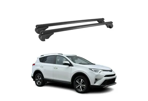 Dachträger für Toyota RAV4 2006-2013 - Dachträger & Querstangen aus eloxiertem Aluminium, leichtgewichtig und rostfrei, ideal für den Transport von bis zu 75 kg Gepäck auf offenen Dachrelingen.