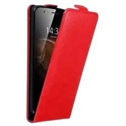 Produktbild Cadorabo Hülle für Huawei ASCEND G7 PLUS / G8 / GX8 Schutz Hülle in Rot Flip Etui Handyhülle Case Cover