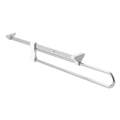 Hettich Kleiderbügelhalter ausziehbar, 350mm, Stahl, Kunststoff, verchromt, weiß