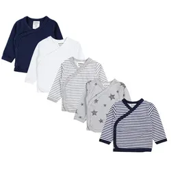 TupTam Baby Jungen Langarm Wickelshirt 5er Set von TupTam