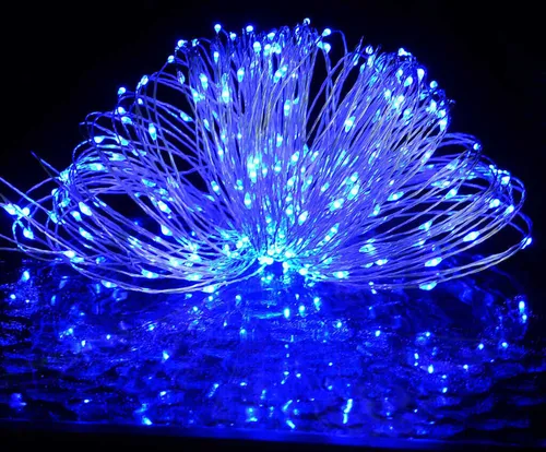 vidaXL LED-Lichterkette mit 300 LEDs Blau 30 m in blau von vidaXL