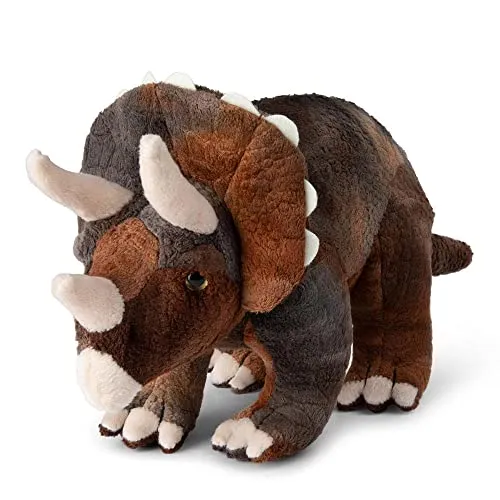 WWF 01184 - Plüschtier Triceratops - Stofftiere & Teddybären, lebensecht gestaltetes und super weiches Kuscheltier, ideal für Babys und Kleinkinder, unterstützt WWF-Projekte weltweit.