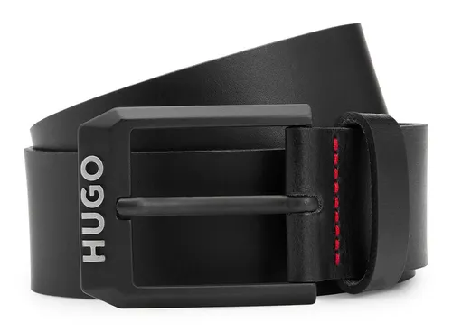 HUGO Herren Gelio-b_sz40 BELT, Black1, 95 - Herren-Gürtel, 4,0 cm breit, stylischer und eleganter Gürtel für jeden Anlass von der Marke HUGO.