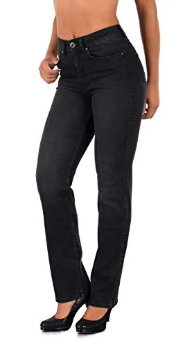 Produktbild ESRA Damen Straight Fit Jeans Hose – Hochwertige Jeans für jeden Anlass
