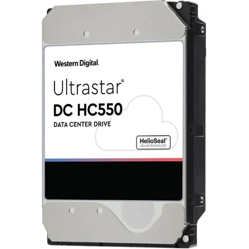 WD HGST ULTRASTAR DC HC550 16TB - Enterprise 3,5 Zoll interne Festplatte mit 7200 RPM, ideal für hohe Datenlasten und ausgestattet mit Temperatursensor für optimale Leistung.