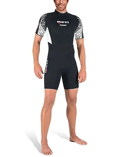 Mares Herren Wetsuit Shorty Reef 2.5, Black, S5, 412384