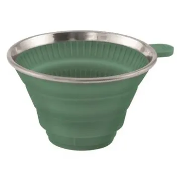Outwell Collaps Coffee Filter Holder - Kaffeefilter in Grün - Robuster Kaffeefilter für Camping, einfach zusammenklappbar und platzsparend; Ideal für Outdoor-Enthusiasten!