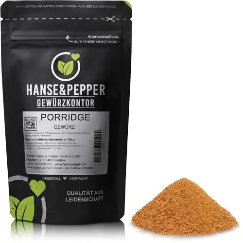 Produktbild 100g Porridge Gewürzmischung für Milch Müsli Milchreis Porridge Spice Topping Porridge Gewürz
