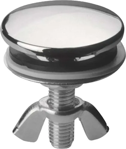 tecuro Hahnlochstopfen Deckrosette Hahnlochdeckel Ø 44 mm, Messing verchromt