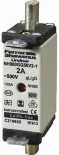 Mersen 1F645.000000 NH-Sicherung Sicherungsgröße = 000 35A 500V 1St.