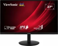 Viewsonic VG2709-2K-MHD-2 - 27 Zoll QHD-LED-Monitor, ergonomisch mit Eye-Care-Technologie und HDR10 für brillante Bildqualität