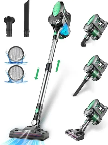 Vactidy Blitz V8 Akku Staubsauger kabellos in grün von Vactidy