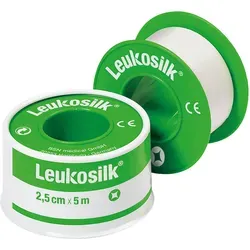 Leukosilk Pflaster im Schutzring, 5 m x 2,5 cm von BSN Medical