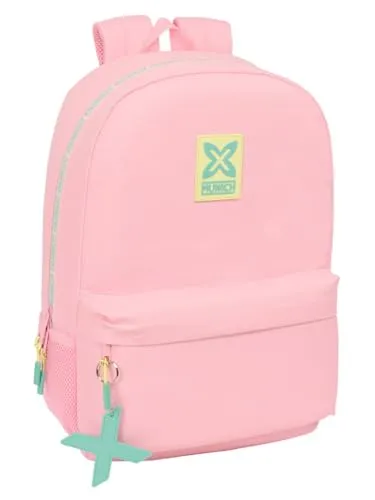 safta München Candy Schulrucksack für Kinder, ideal für Kinder verschiedener Altersgruppen, bequem und vielseitig, Qualität und Widerstandsfähigkeit, 30 x 14 x 46 cm, hellrosa, M, Casual