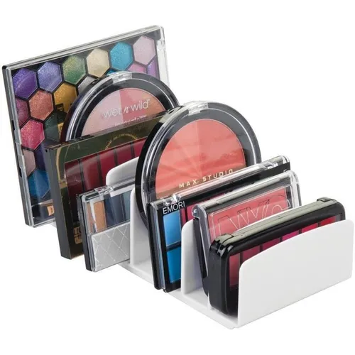 mDesign Schminkaufbewahrung Kosmetik Organizer Make-up Organizer weiß
