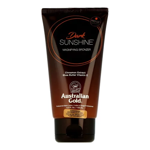 Designer Skin Dark Sunshine Bräunungscreme mit Zimt-Extrakt 130ml - Hochwertige Bräunungscreme für Sonnenbank, sorgt für gleichmäßige Bräunung und angenehme Kühlung während der Anwendung.