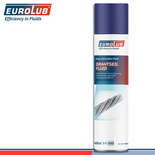 EuroLub 600 ml Drahtseil-Fluid Seilkonservierung Nachschmiermittel Drahtseil