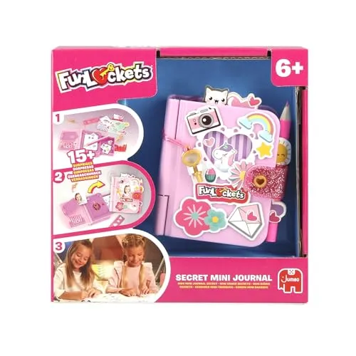 FUNLOCKETS Jumbo Geheimes Mini-Journal