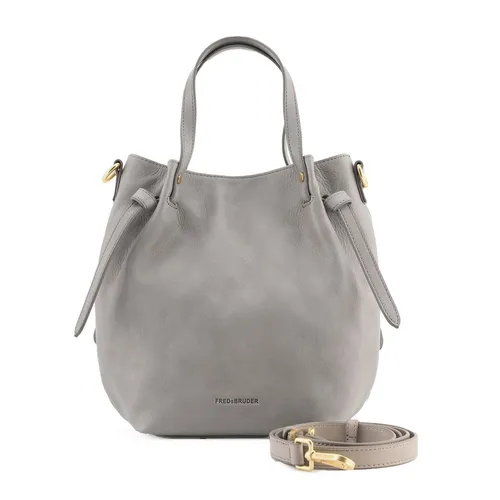 FredsBruder Just Easy Handtasche aus Leder 28.5 cm in Grau - Elegante Handtasche aus hochwertigem Leder, ideal für den täglichen Gebrauch und verleiht jedem Outfit einen stilvollen Akzent.