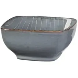 Broste Copenhagen Nordic Sea Schale 4eckig Steingut Soft Blue