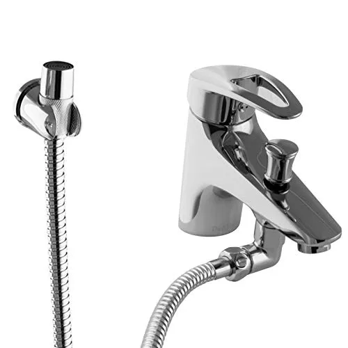 PaulGurkes Bidetarmatur PGSETBIDETA4 - Bidetarmatur aus massivem Messing, hochwertig verchromt. Mit 360° drehbarem Auslauf und langlebigem Luftsprudler für optimalen Wasserfluss.