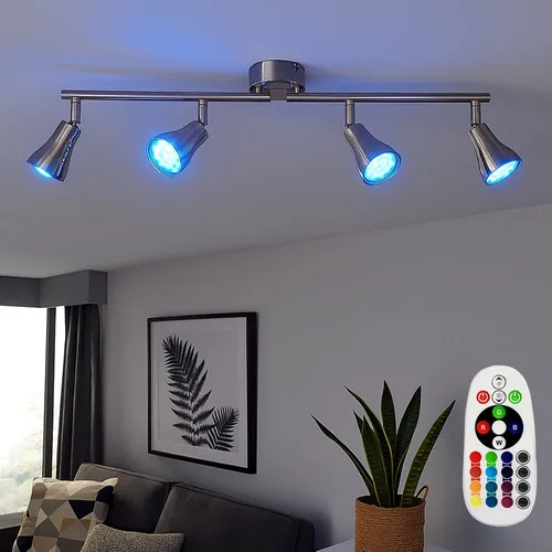 Farbwechsel Decken Strahler dimmbar mit Fernbedienung