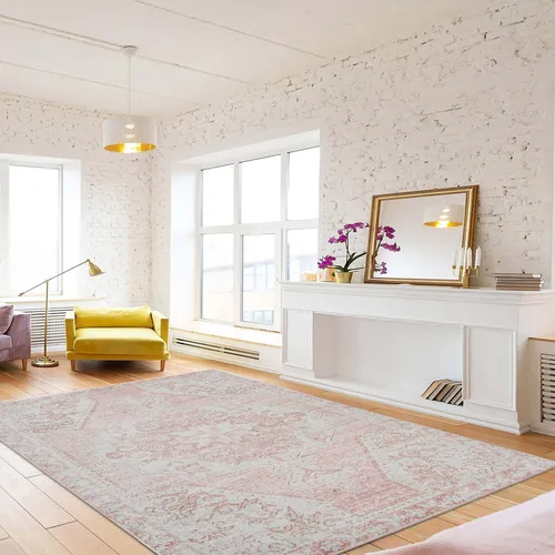 Wetterfester Teppich 100 x 200 cm – Creme