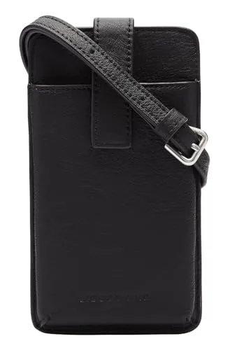 Liebeskind Mobile Pouch Harris - Damen Handgelenkstaschen aus robustem Baumwollcanvas mit Lederapplikationen, ideal für stilvolle Aufbewahrung mit praktischem Zwei-Wege-Reißverschluss.