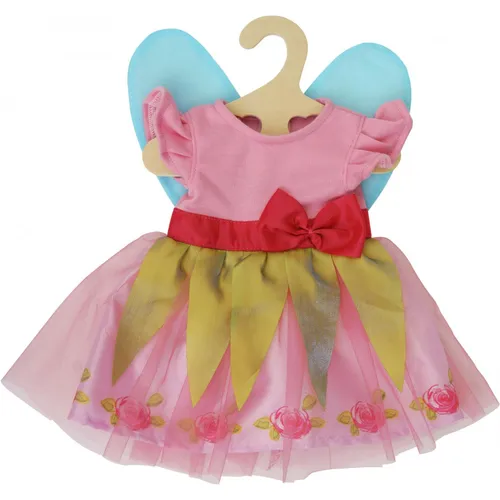 Heless 2430 - Puppenkleidung im Design Prinzessin Lillifee, Kleid mit pinker Schleife für Puppen und Kuscheltiere der Größe 35 - 45 cm