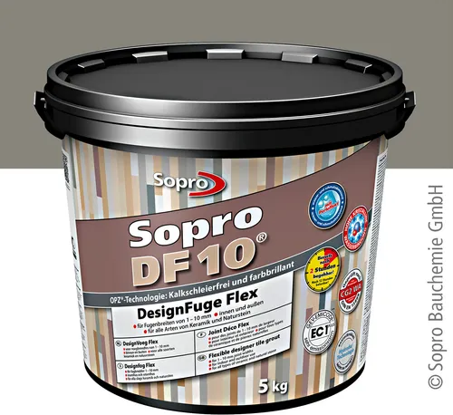 Sopro DF 10® DesignFuge Flex (5kg, Betongrau) von Sopro
