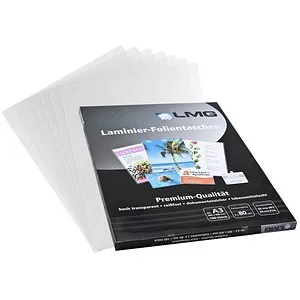 LMG 100 Laminierfolien glänzend für A3 80 micron