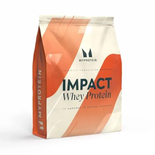 Myprotein Impact Whey Protein Pulver - Weiße Schokolade 1 KG - Molkenprotein mit 23g Protein pro Portion, zucker- und fettarm. Unterstützt Muskelwachstum und Regeneration, ideal für aktive Lebensstile.