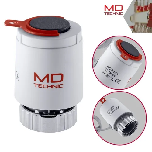 MD Technic Stellantrieb 230 V NC – für Fußbodenheizung, M30x1,5