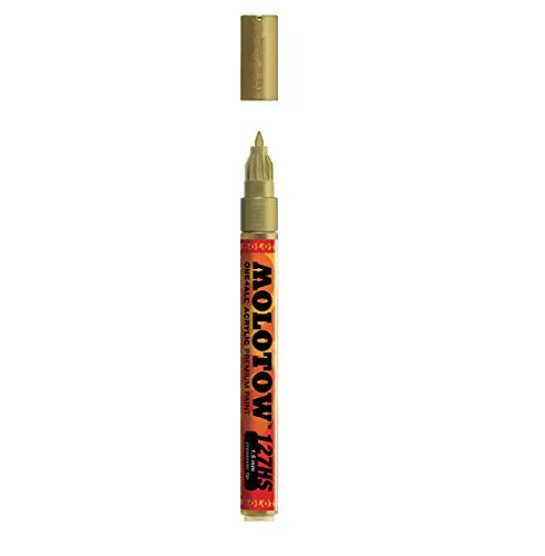 MOLOTOW Permanentmarker Permanentmarker One4All 127 HS-CO nachfüllbar 1,5mm metallic gold