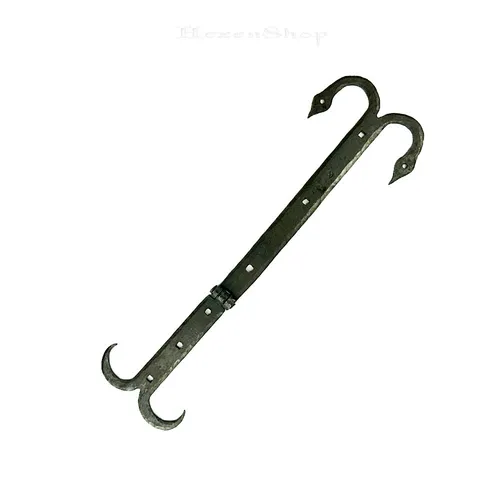 Truhenband Scharnier, geschmiedet Truhenbeschlag Schmiedeeisen Mittelalter